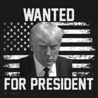 Trump Wanted President Trump Mugshot Women's Hoodie thumb 2