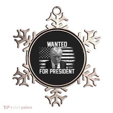 Trump Wanted President Trump Mugshot Ornament