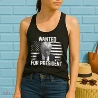 Trump Wanted President Trump Mugshot Women's Tank Top thumb 2