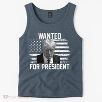 Trump Wanted President Trump Mugshot Tank Top thumb 2