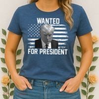 Trump Wanted President Trump Mugshot Women's T-Shirt thumb 2