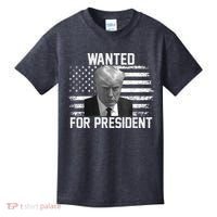 Trump Wanted President Trump Mugshot Kids T-Shirt thumb 0