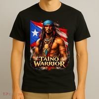 Taino Warrior Portico Porticean Flag T-Shirt thumb 3