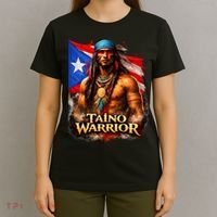 Taino Warrior Portico Porticean Flag T-Shirt thumb 4