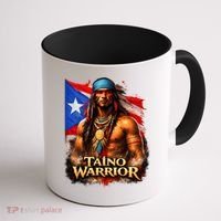 Taino Warrior Portico Porticean Flag Coffee Mug thumb 1