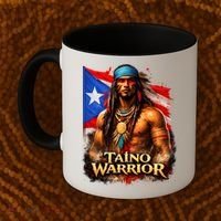 Taino Warrior Portico Porticean Flag Coffee Mug thumb 2