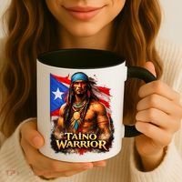 Taino Warrior Portico Porticean Flag Coffee Mug thumb 3