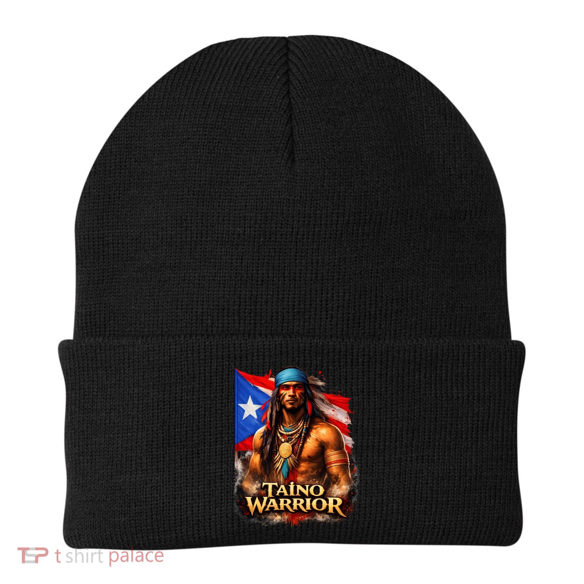 Taino Warrior Portico Porticean Flag Beanie