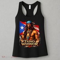 Taino Warrior Portico Porticean Flag Women's Tank Top thumb 3