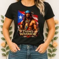 Taino Warrior Portico Porticean Flag Women's T-Shirt thumb 2