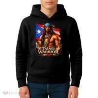 Taino Warrior Portico Porticean Flag Kids Hoodie thumb 4