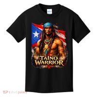 Taino Warrior Portico Porticean Flag Kids T-Shirt thumb 0