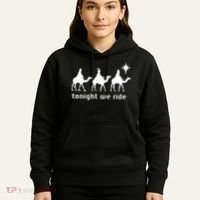 Tonight We Ride Retro Three Wise Christmas Christian  Hoodie thumb 5