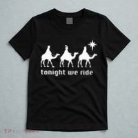 Tonight We Ride Retro Three Wise Christmas Christian  T-Shirt thumb 5