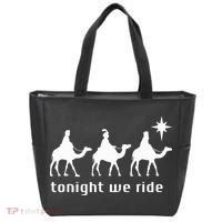 Tonight We Ride Retro Three Wise Christmas Christian  Tote Bag thumb 0
