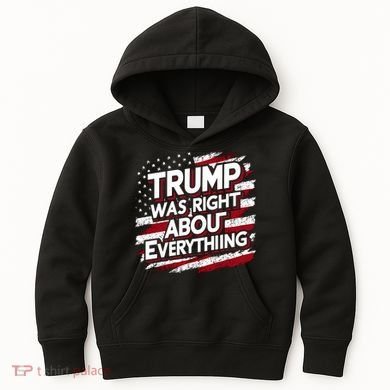 Trump Was Right About Everything Kids Hoodie