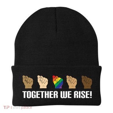Together We Rise Opposition Equality Cute Gift Beanie
