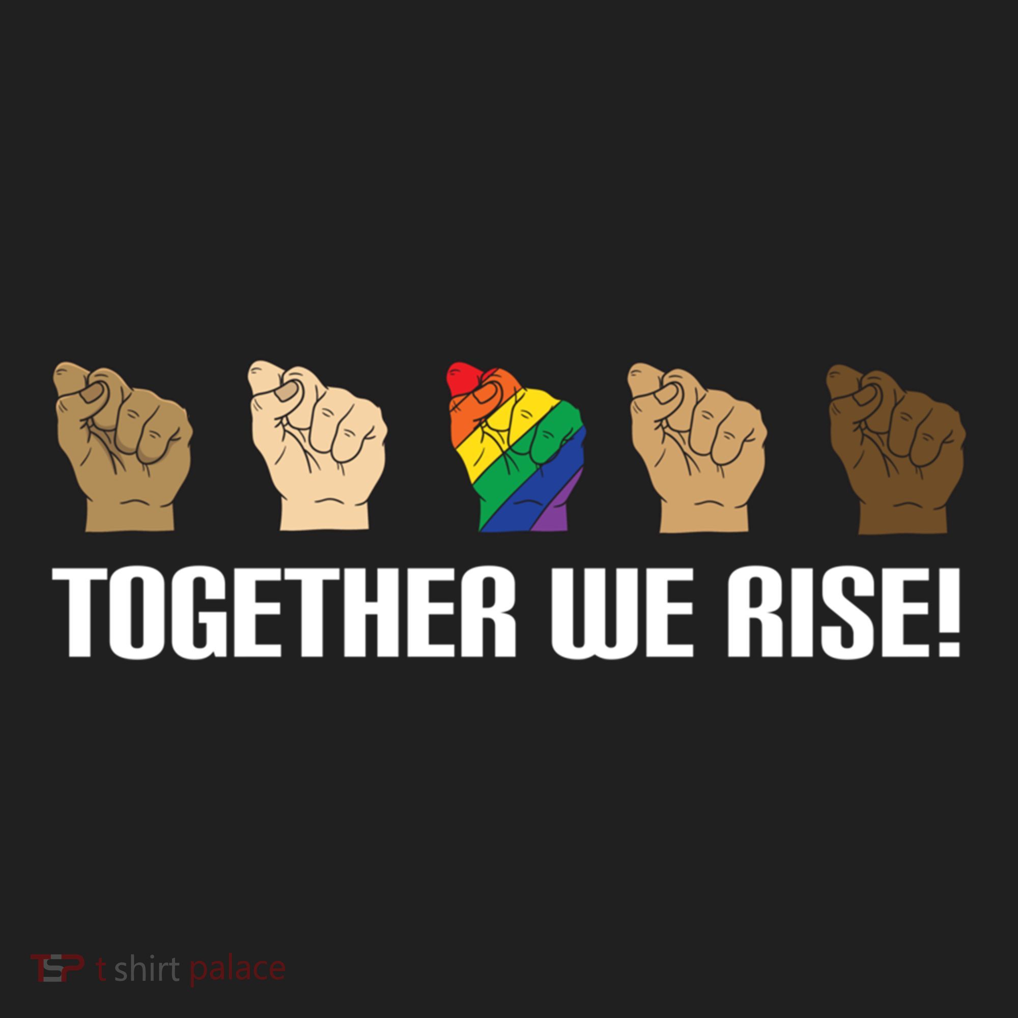 Together We Rise Opposition Equality Cute Gift Beanie