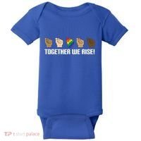 Together We Rise Opposition Equality Cute Gift Baby Bodysuit thumb 0