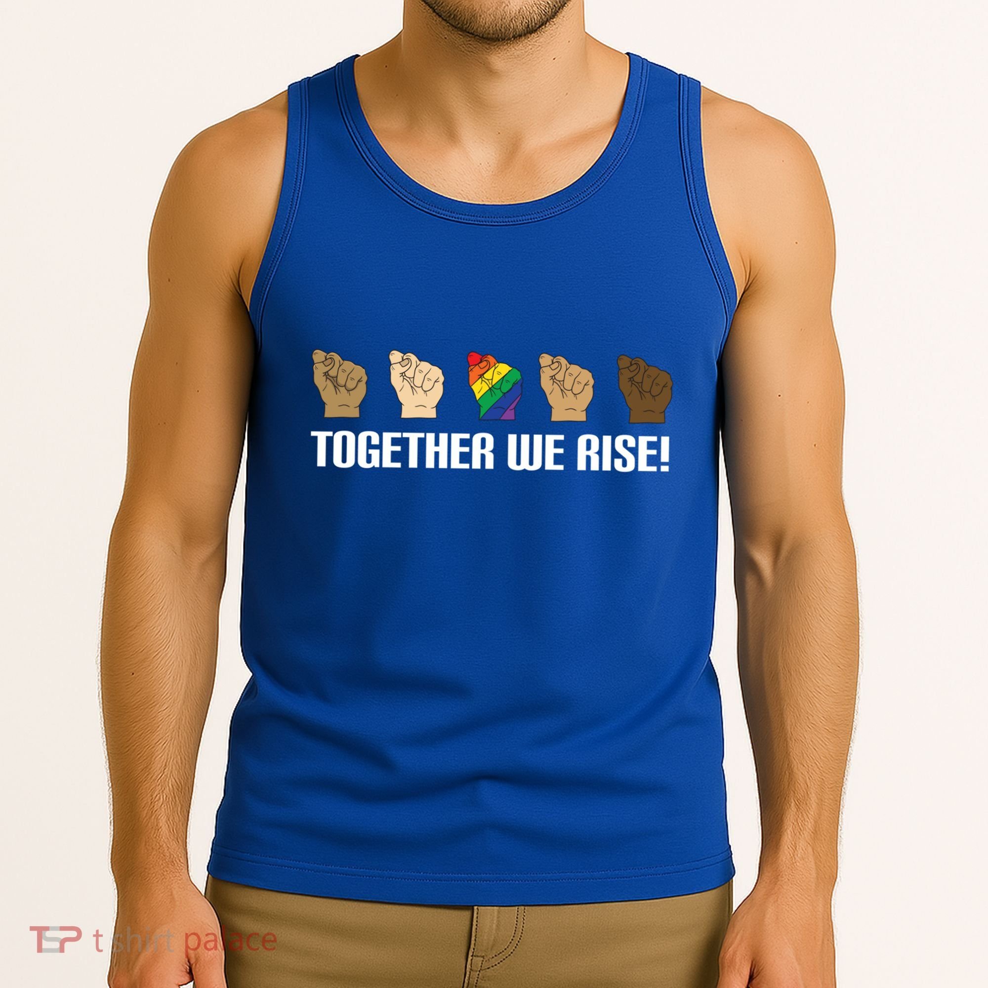 Together We Rise Opposition Equality Cute Gift Tank Top