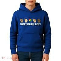 Together We Rise Opposition Equality Cute Gift Kids Hoodie thumb 4