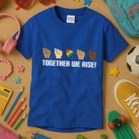 Together We Rise Opposition Equality Cute Gift Kids T-Shirt thumb 3