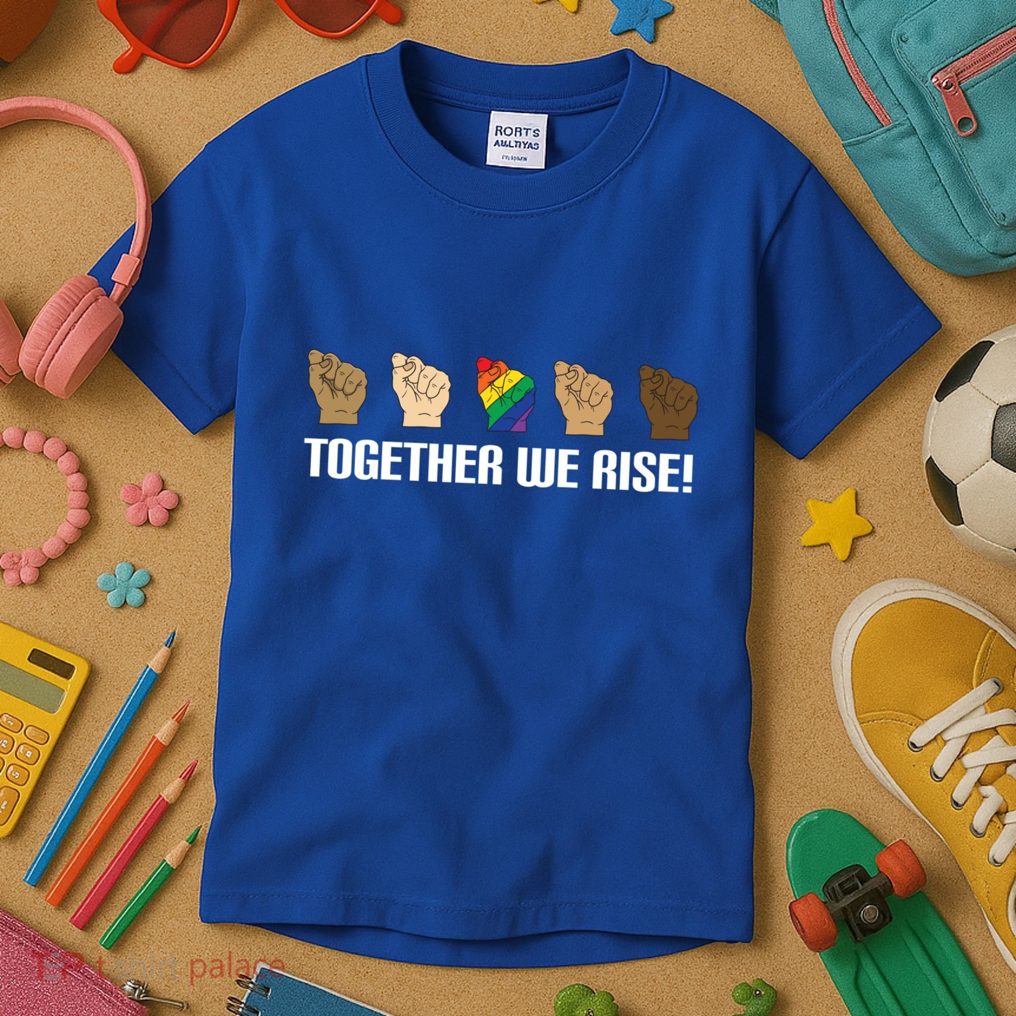 Together We Rise Opposition Equality Cute Gift Kids T-Shirt