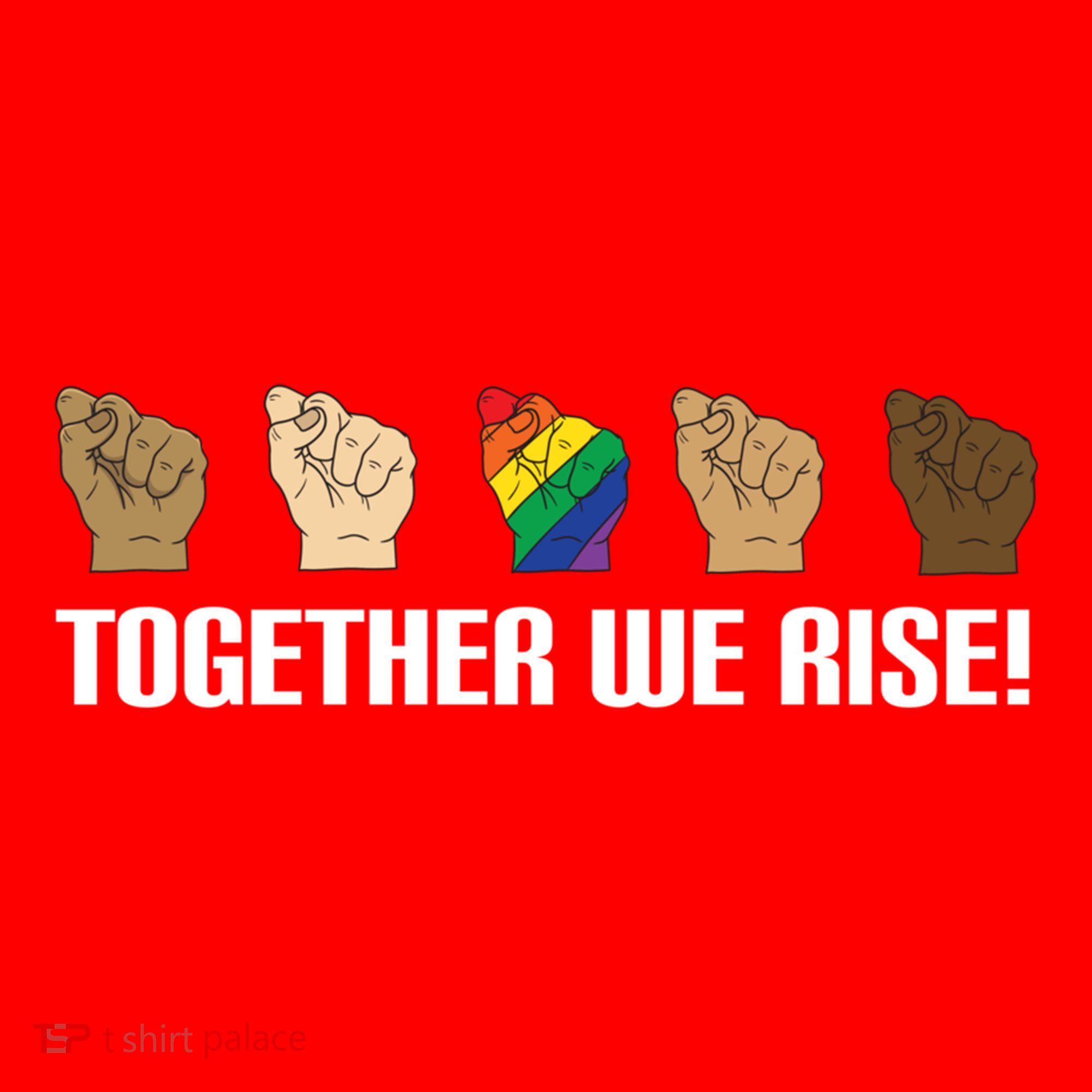 Together We Rise Opposition Equality Cute Gift Santa Hat