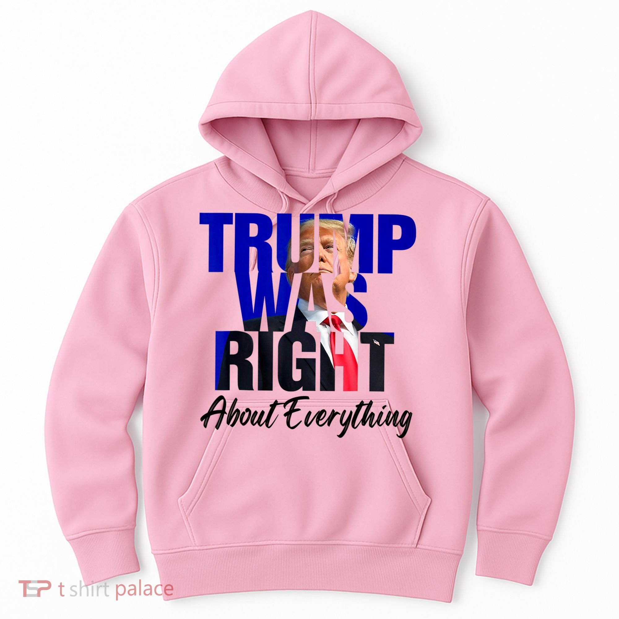 Trump Was Right About Everything Funny Political Hoodie