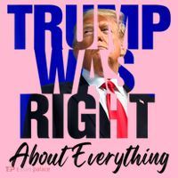 Trump Was Right About Everything Funny Political Women's T-Shirt thumb 6