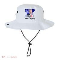 Trump Was Right About Everything Funny Political Bucket Hat thumb 0