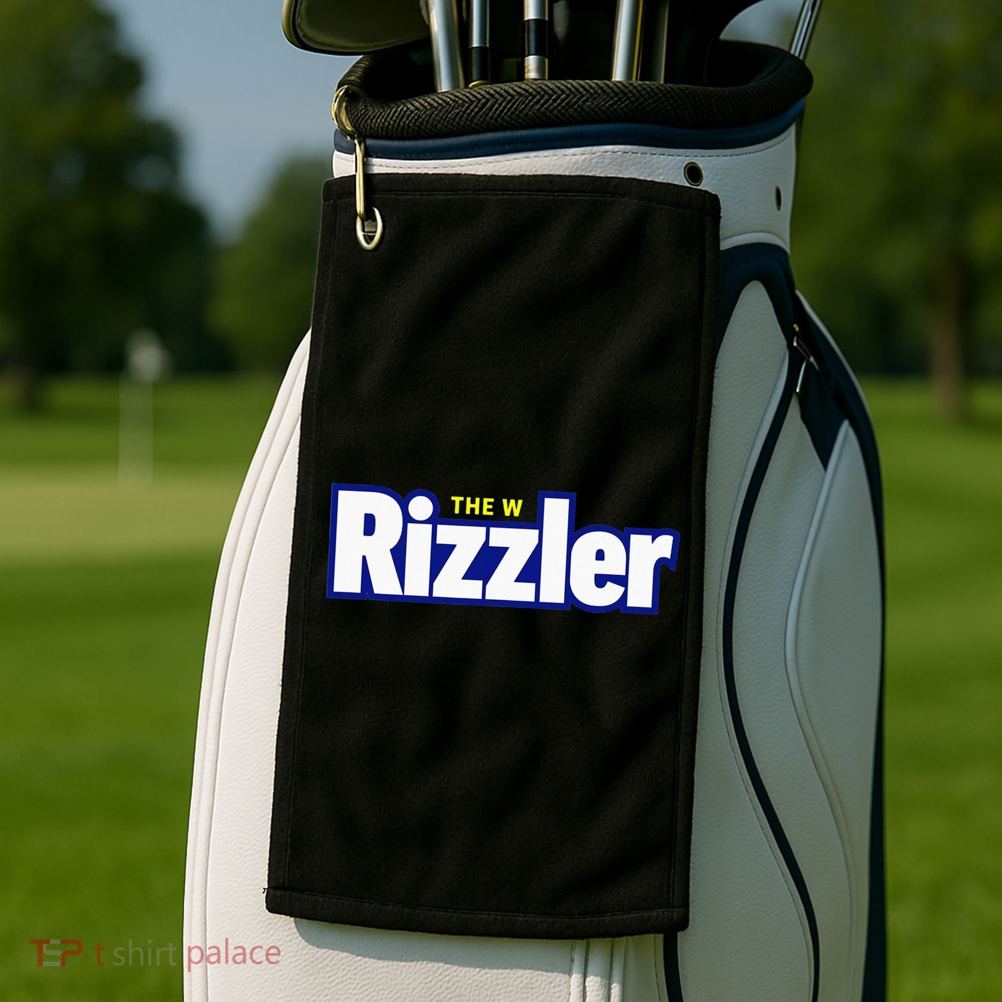 The W Rizzler For The Rizz God Golf Towel