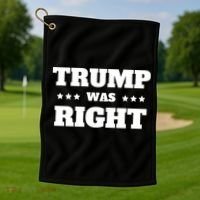 Trump Was Right Star Golf Towel thumb 1