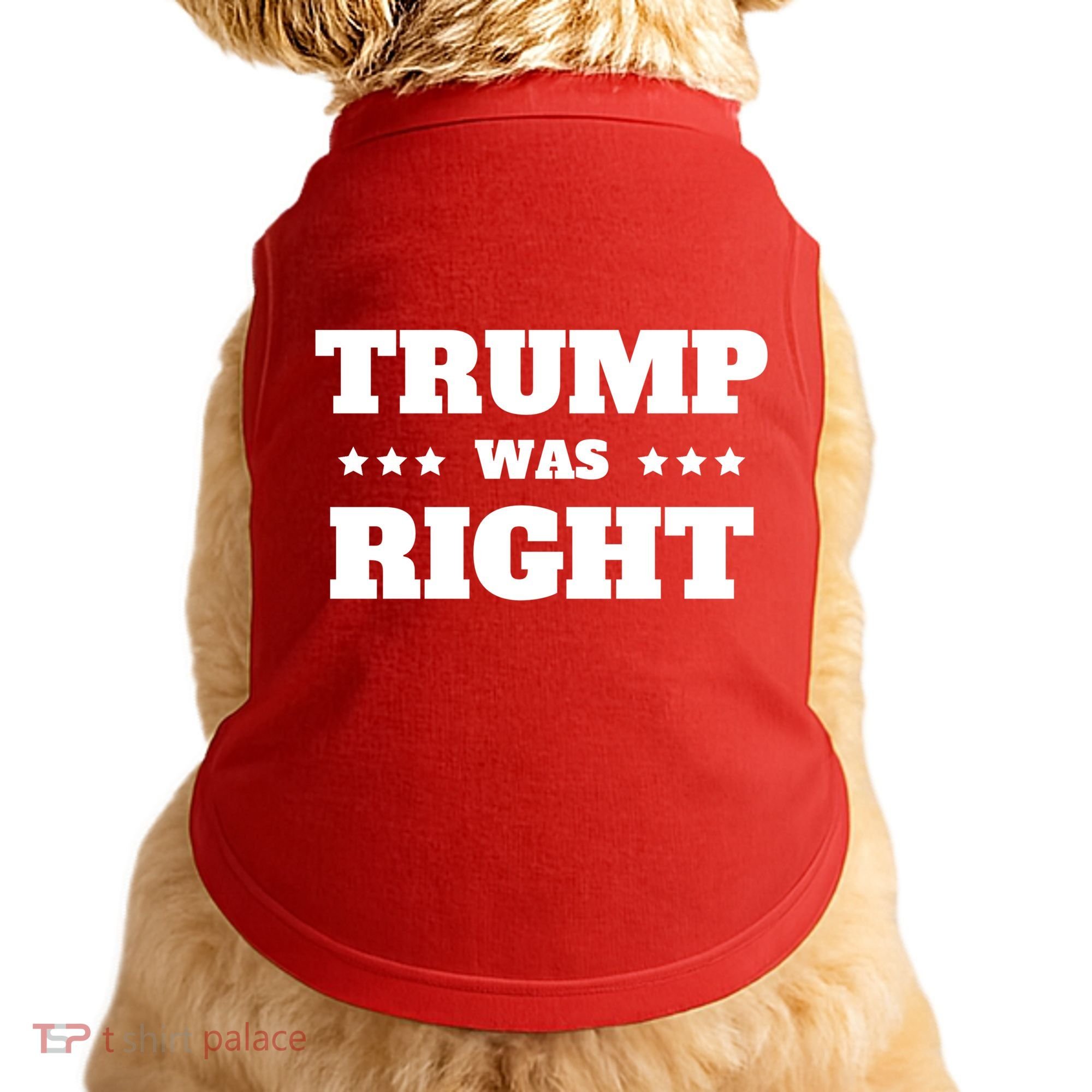 Trump Was Right Star Doggie Tank