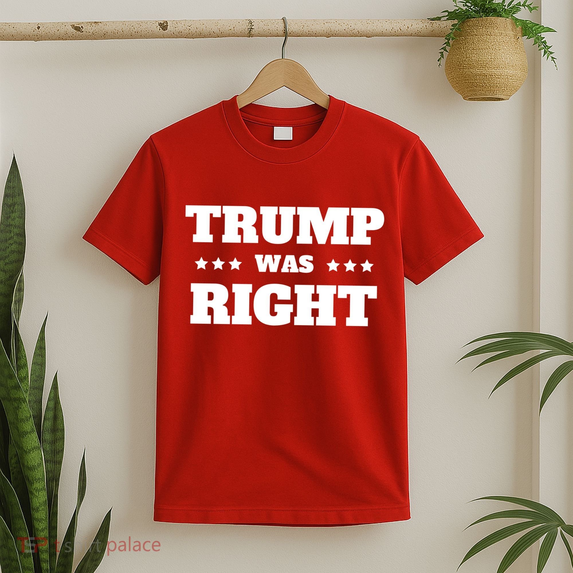 Trump Was Right Star T-Shirt