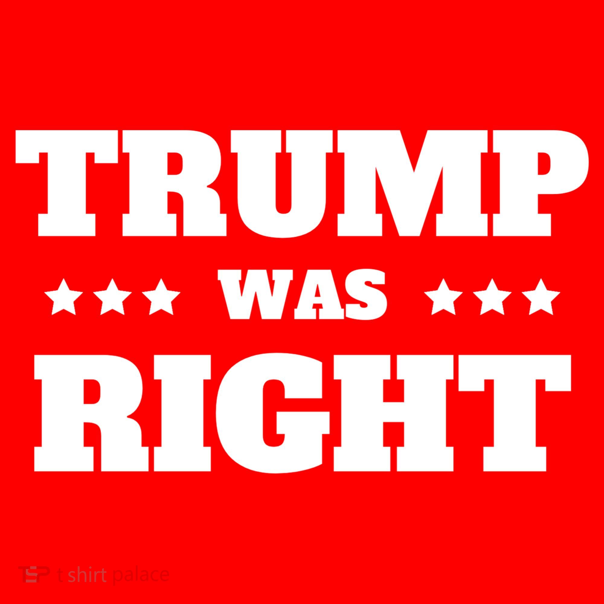 Trump Was Right Star Ornament