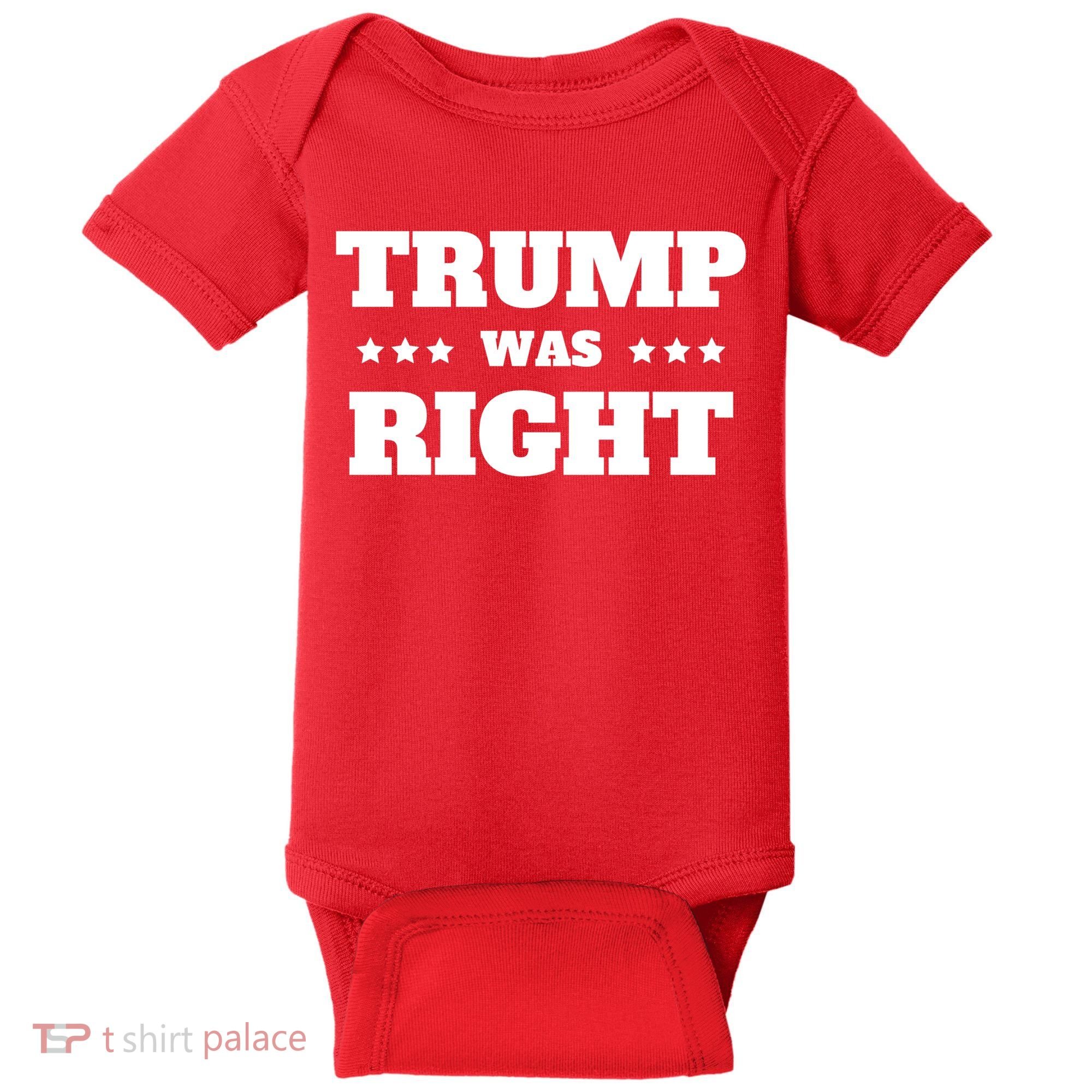Trump Was Right Star Baby Bodysuit