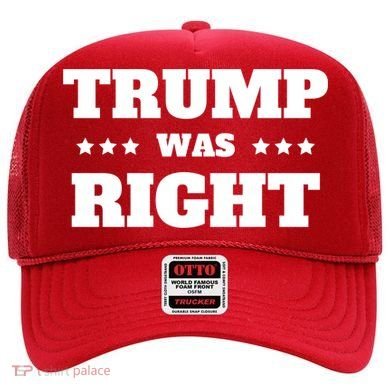 Trump Was Right Star Hat