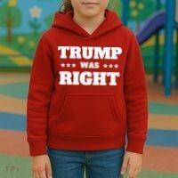 Trump Was Right Star Kids Hoodie thumb 3