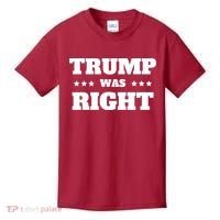 Trump Was Right Star Kids T-Shirt thumb 0