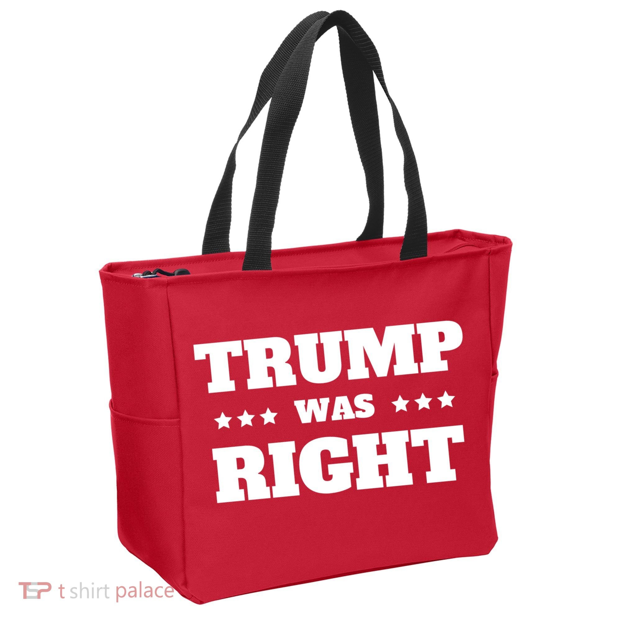 Trump Was Right Star Tote Bag