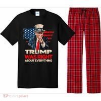 Trump Was Right About Everything President Donald Trump 2024 Pajama Set thumb 0