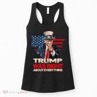 Trump Was Right About Everything President Donald Trump 2024 Women's Tank Top thumb 0