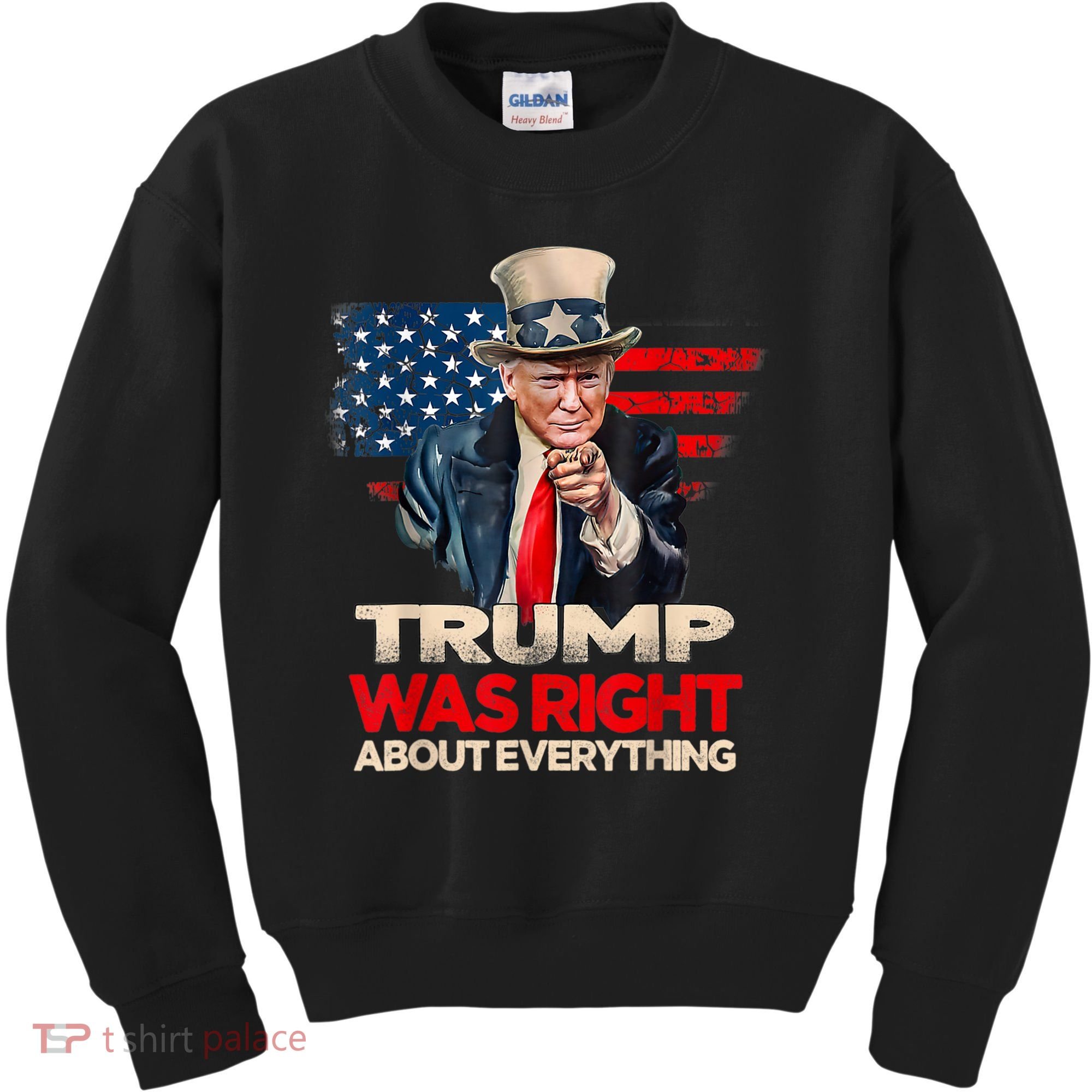 Trump Was Right About Everything President Donald Trump 2024 Kids Sweatshirt