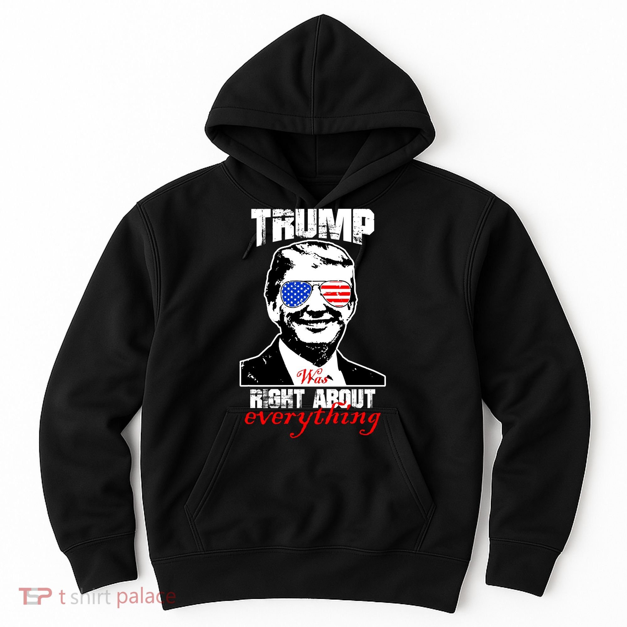 Trump Was Right About Everything Sunglasses USA Hoodie