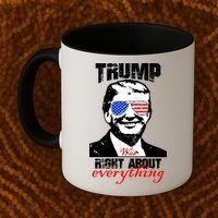 Trump Was Right About Everything Sunglasses USA Coffee Mug thumb 2