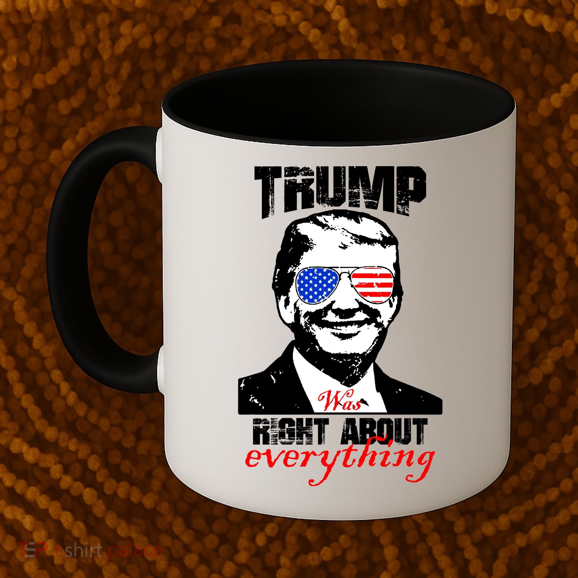 Trump Was Right About Everything Sunglasses USA Coffee Mug