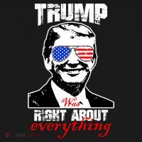 Trump Was Right About Everything Sunglasses USA Women's Tank Top thumb 5