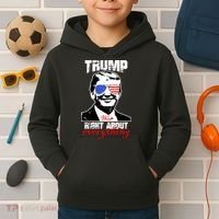 Trump Was Right About Everything Sunglasses USA Kids Hoodie thumb 2