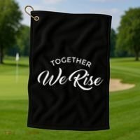 Together We Rise Golf Towel thumb 1